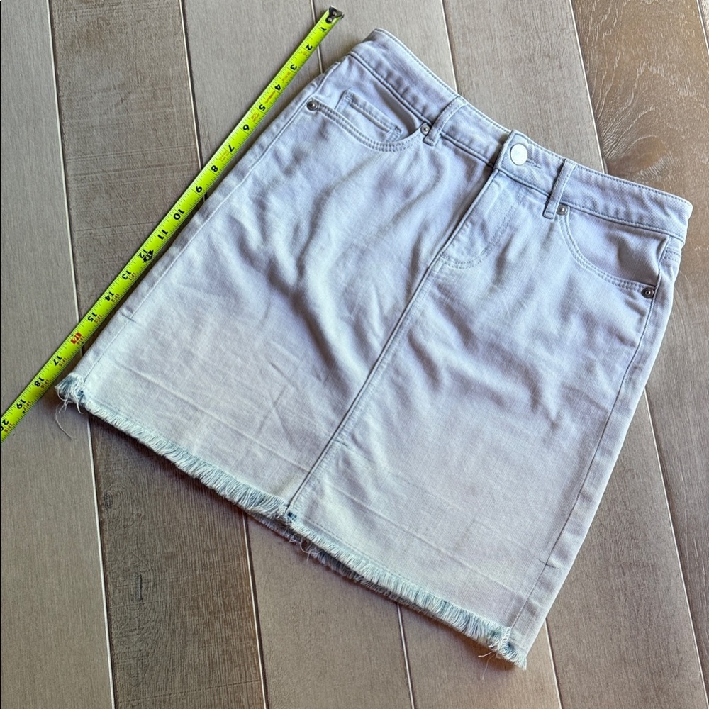 LOFT Light Blue Denim Skirt